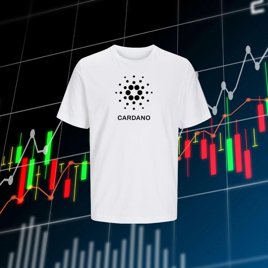 White ADA tee for true crypto investor! True merch for everyone crypto lover!