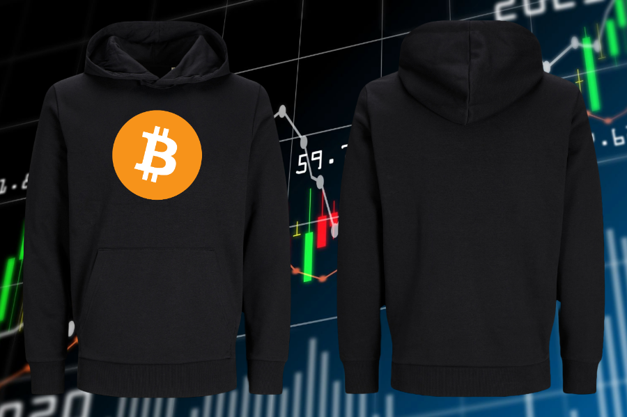 Bitcoin hoodie for crypto enthusiasts and investors