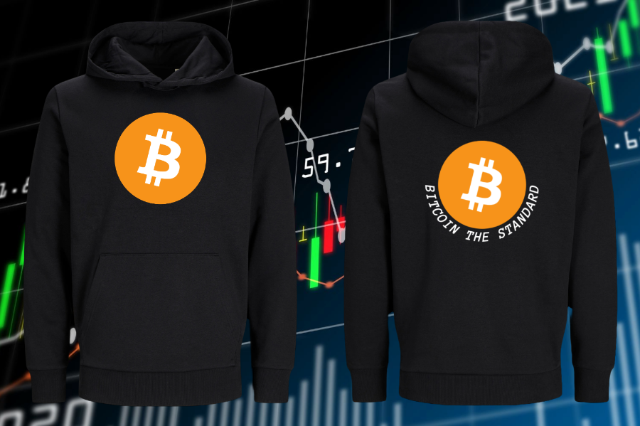 Bitcoin hoodie for crypto enthusiasts and investors