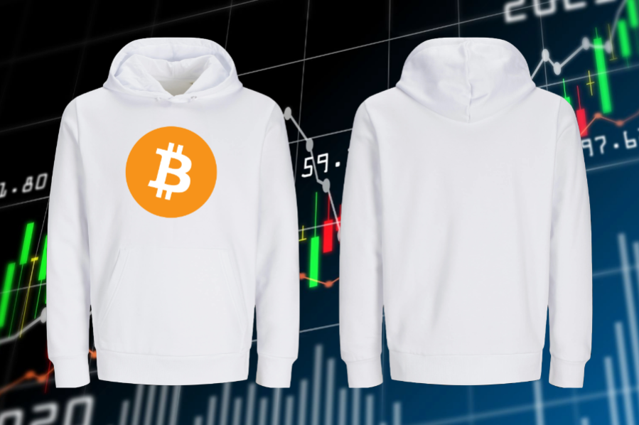 Bitcoin hoodie for crypto enthusiasts and investors