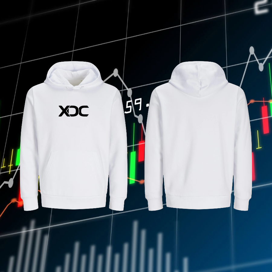 XDC hoodie for blockchain enthusiasts! Crypto fangear, and crypto merch online!