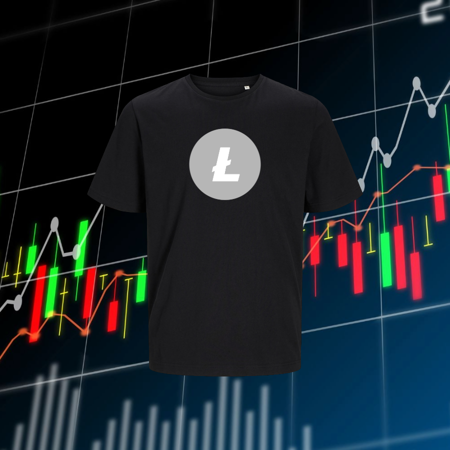 Litecoin shirt for blockchain enthusiasts! Crypto fangear, and crypto merch online!