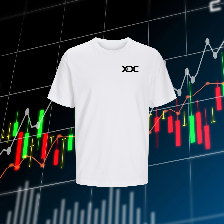 XDC t-shirt for blockchain enthusiasts! Crypto fangear, and crypto merch online!