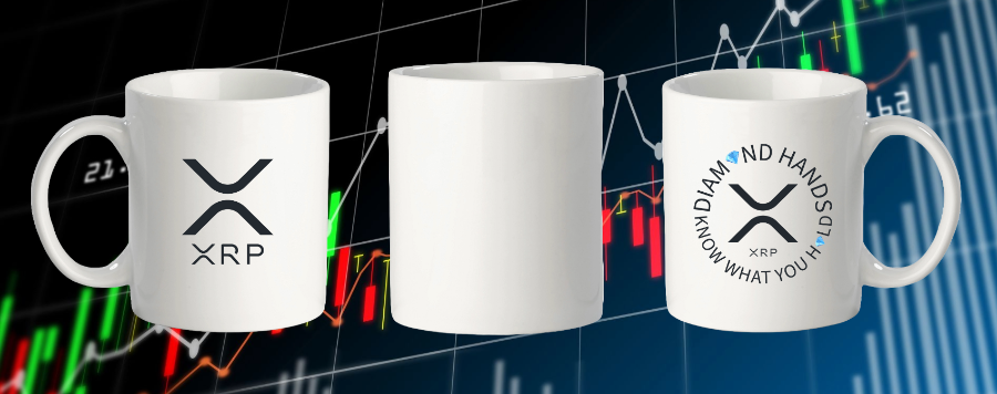 XRP coffee cup for crypto traders