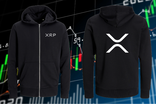Ripple inspired hoodie for blockchain fans