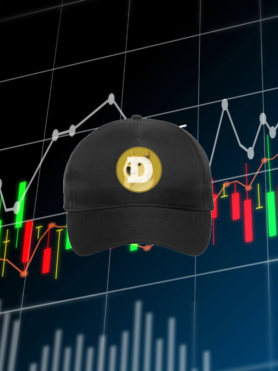 Dogecoin meme cap with DOGE logo