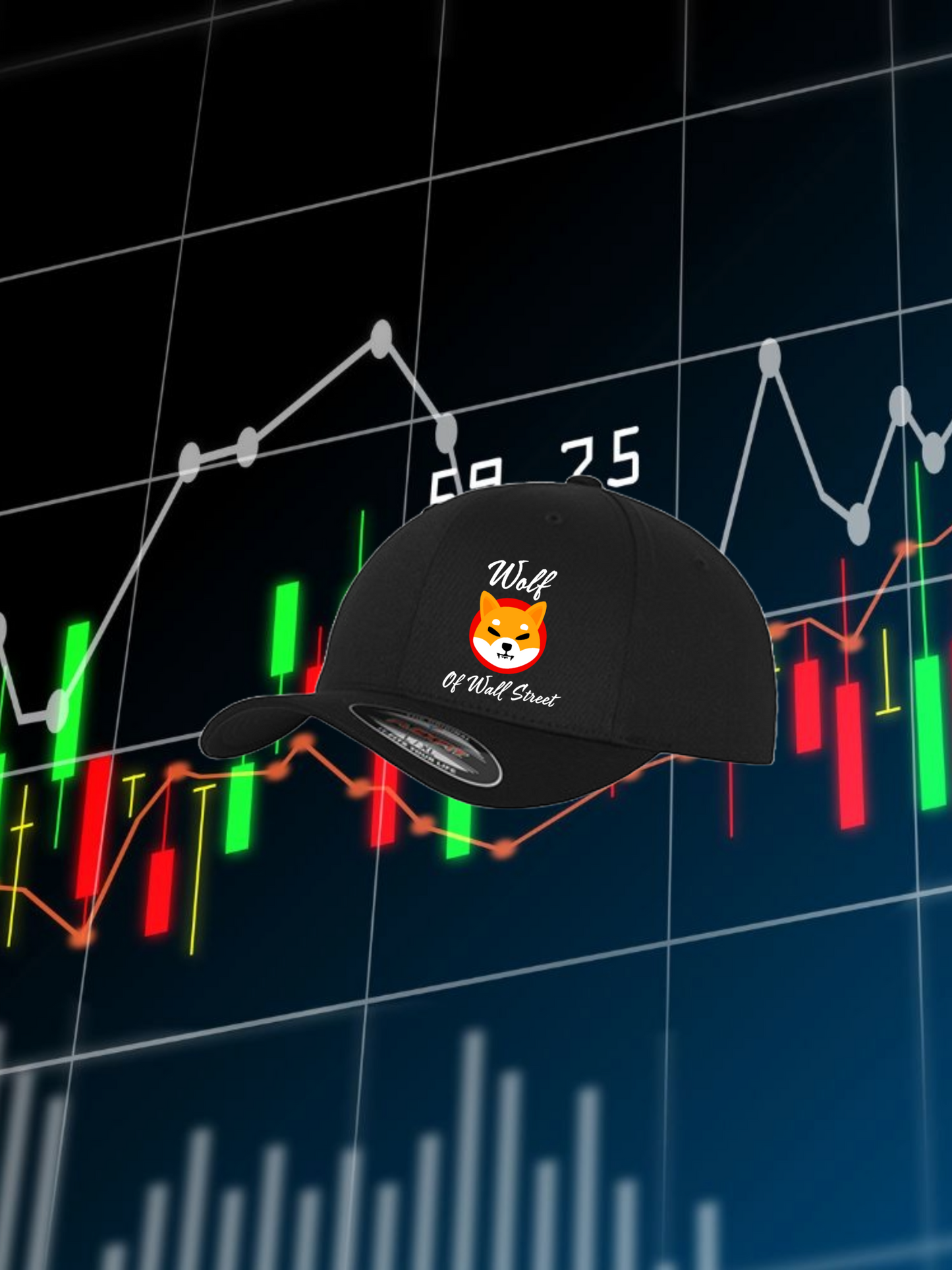 Crypto Flexfit Cap - Woof of Wallstreet Edition