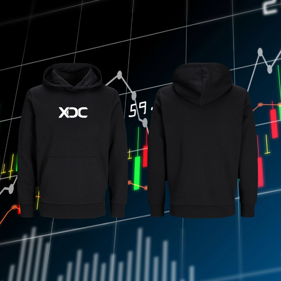 XDC hoodie for blockchain enthusiasts! Crypto fangear, and crypto merch online!
