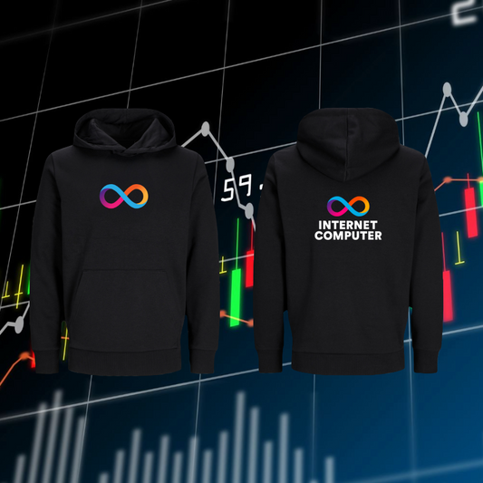 internet computer black hoodie for web3 fans!