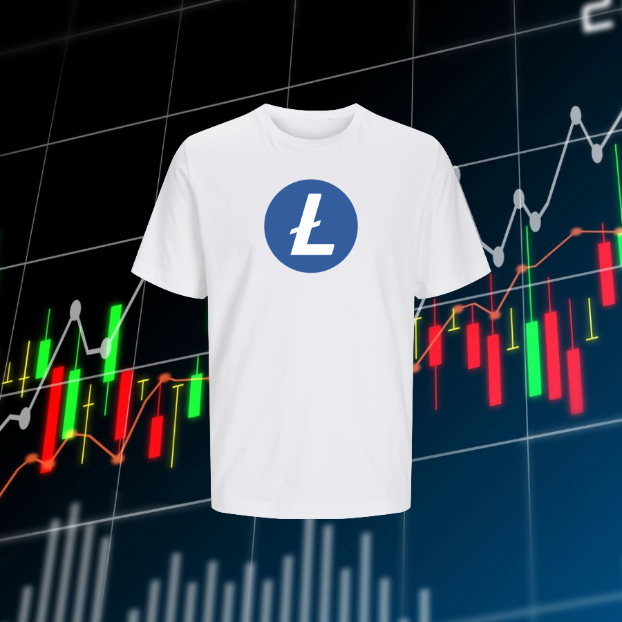 Litecoin shirt for blockchain enthusiasts! Crypto fangear, and crypto merch online!