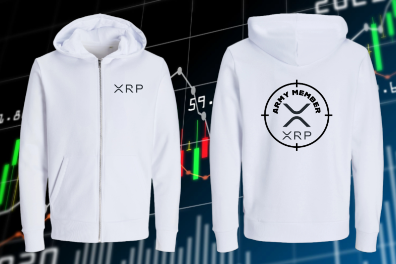 XRP hoodie for crypto traders