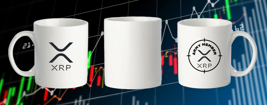 XRP coffee cup for crypto traders