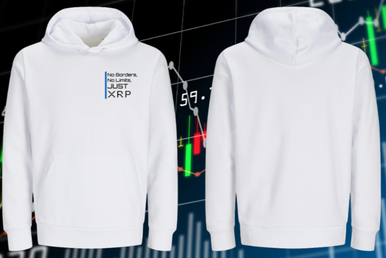 XRP hoodie for crypto investors